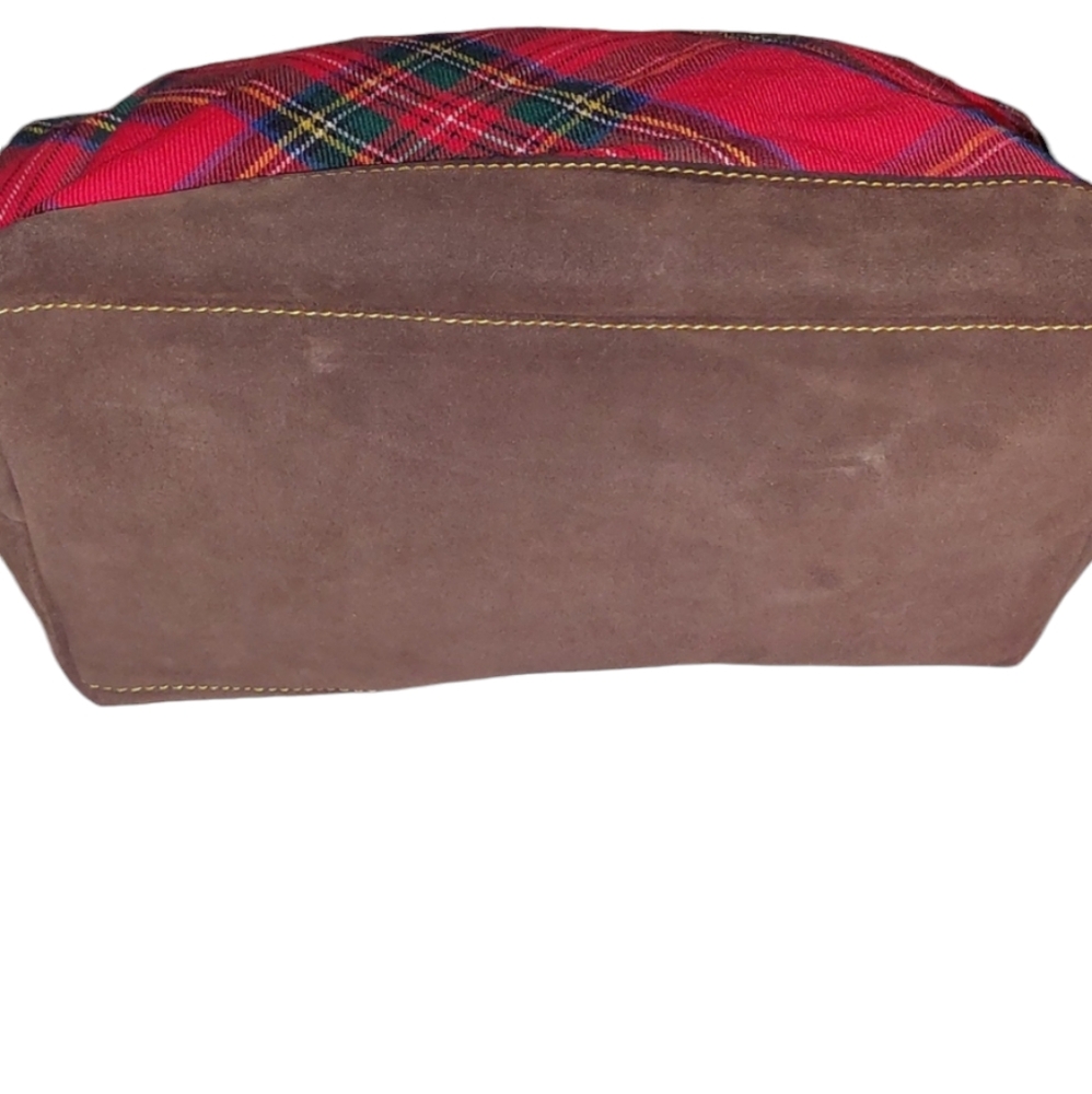 Dooney & Bourke Tartan Erica Women's Shoulder Bag Large - Red (BTART1479RDBL) - Picture 12 of 17
